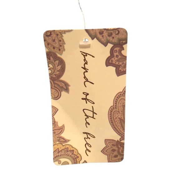 Band Of The Free Halter Top Blue & Red Floral Boho Style - Picture 4 of 4